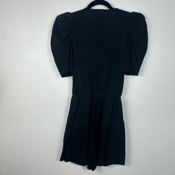 Nation LTD Lennox Wrap Romper Black Sz Small - Picture 9 of 9